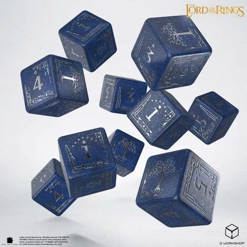 The Lord of the Rings: Gondor – set med 10 D6-tärningar