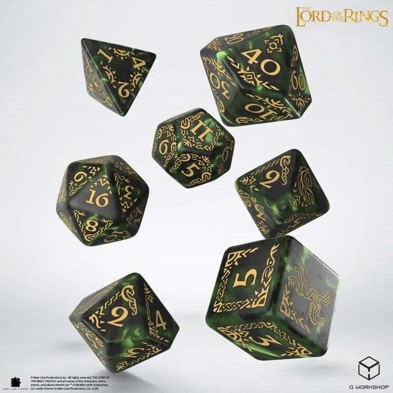 The Lord of the Rings tärningsset med 7 tärningar – Rohan