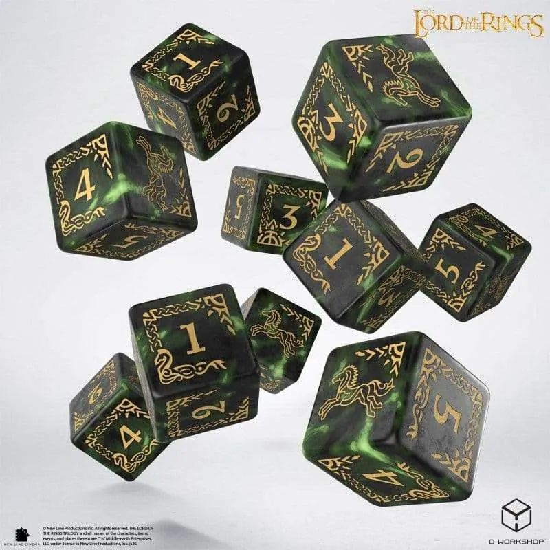 The Lord of the Rings: 10 D6 Dice Set Rohan