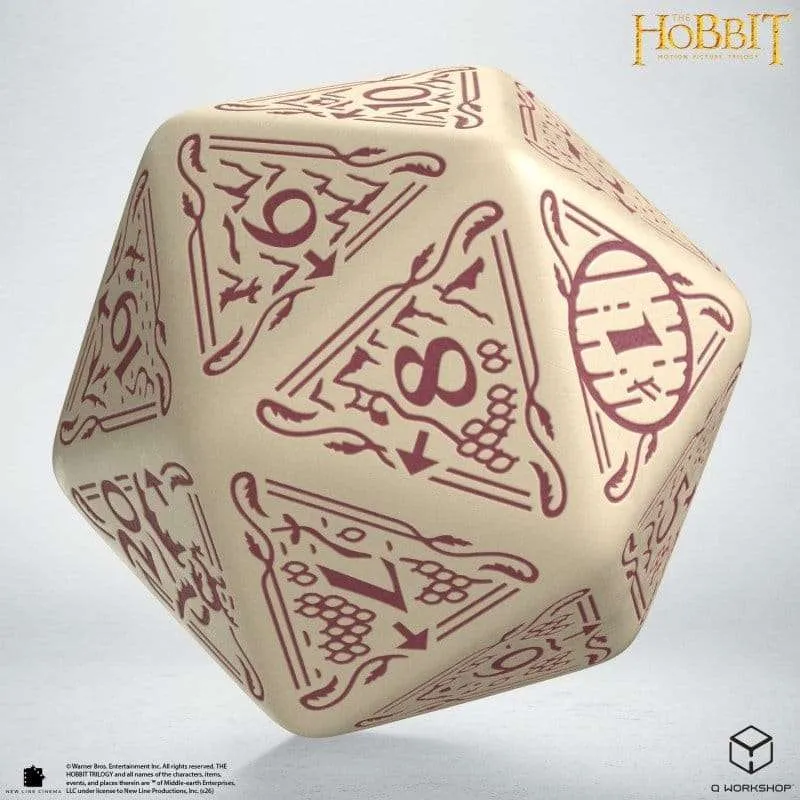 The Hobbit Spindown Jumbo Tärning Terra TCG D20