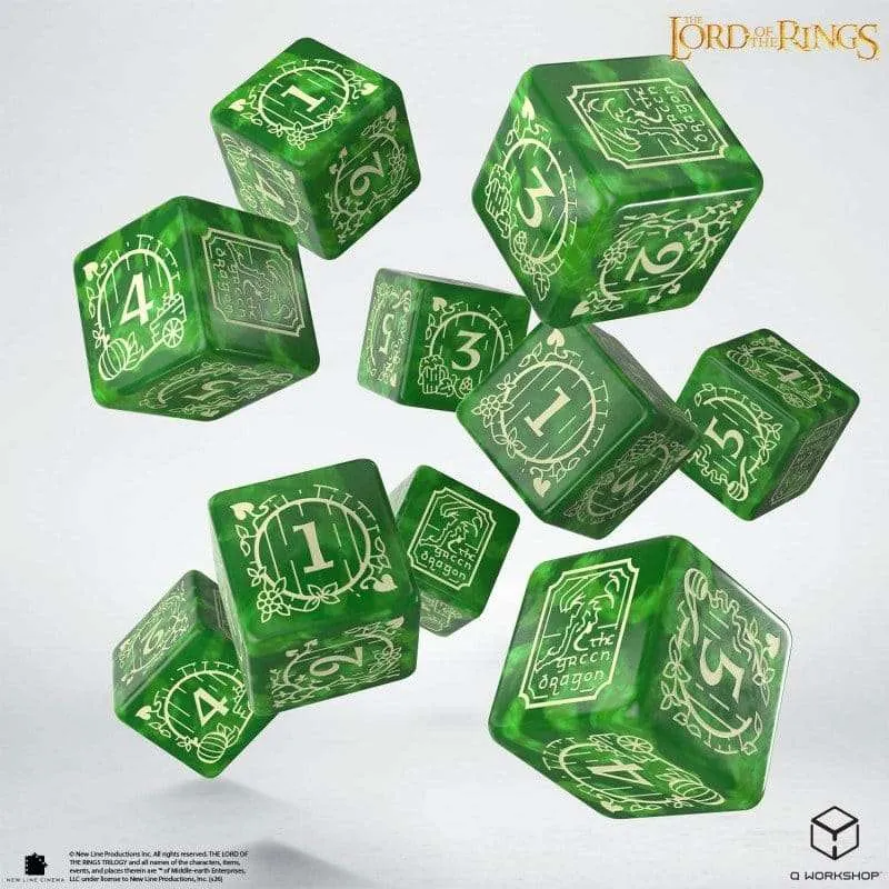 The Lord of the Rings: 10 D6 Dice Set Shire