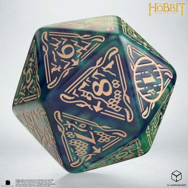 The Hobbit Spindown Jumbo-tärning Tideborn TCG D20