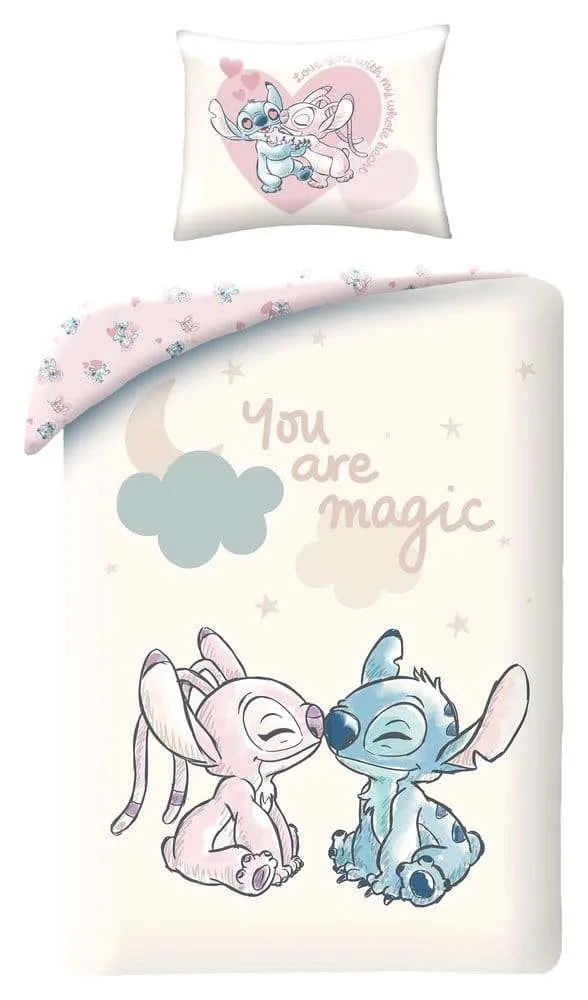 Lilo & Stitch påslakanset You Are Magic 140 x 200 cm / 70 x 90 cm