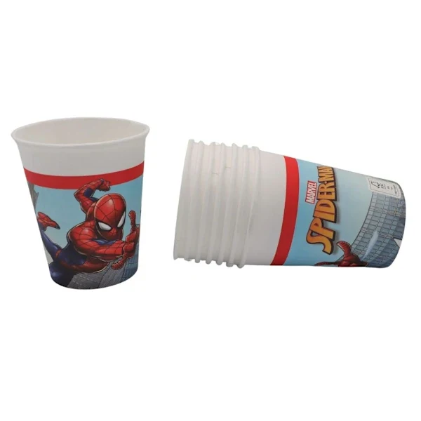 Pappersmuggar, Spiderman 200 ml 8 st