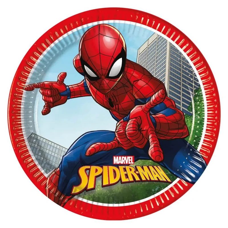 Tallrikar, Spiderman 23 cm 8 st