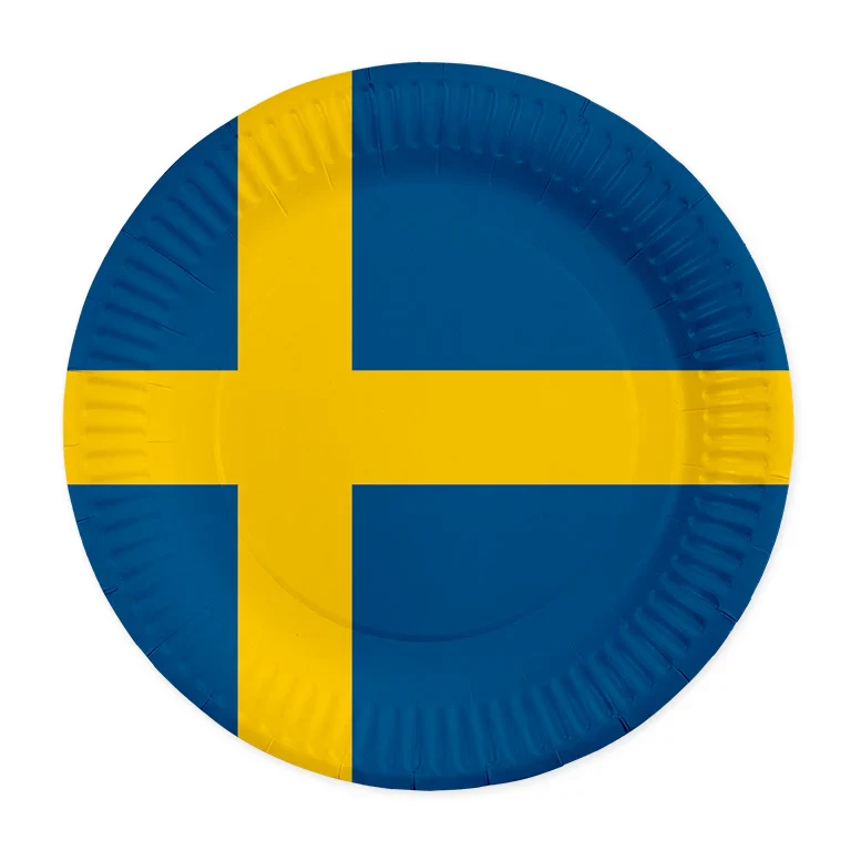 Tallrikar, Sverige 23 cm 8 st