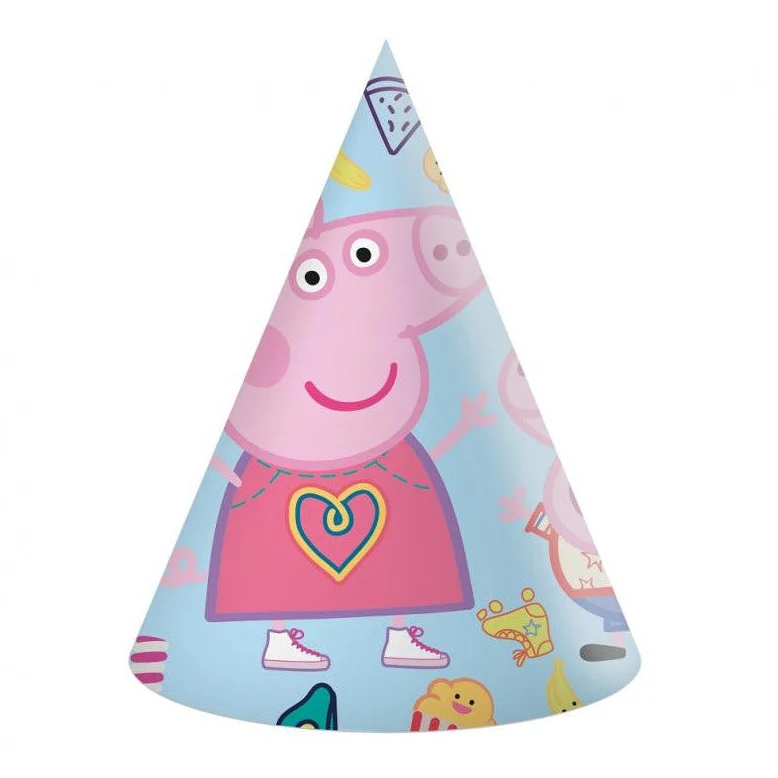 Partyhattar, Greta gris 6 st