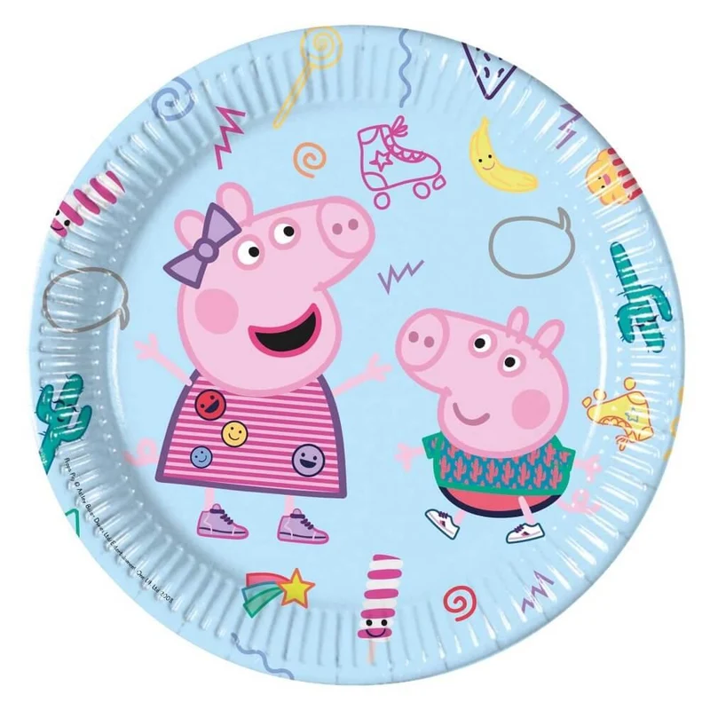 Tallrikar, Greta gris 23 cm 8 st