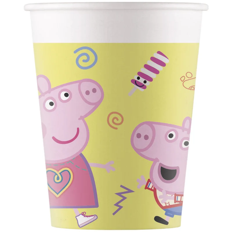 Pappersmuggar, Greta gris 200 ml 8 st