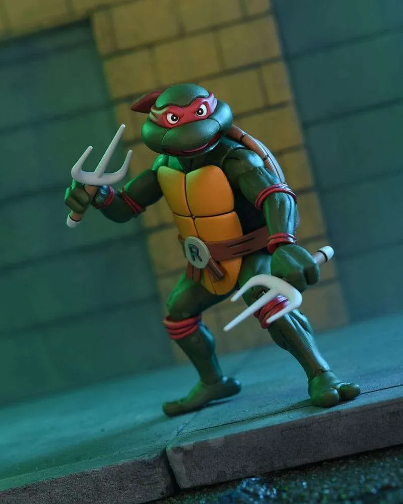Teenage Mutant Ninja Turtles (1987 Cartoon) Action Figure Ultimate Raphael (VHS) 18 cm