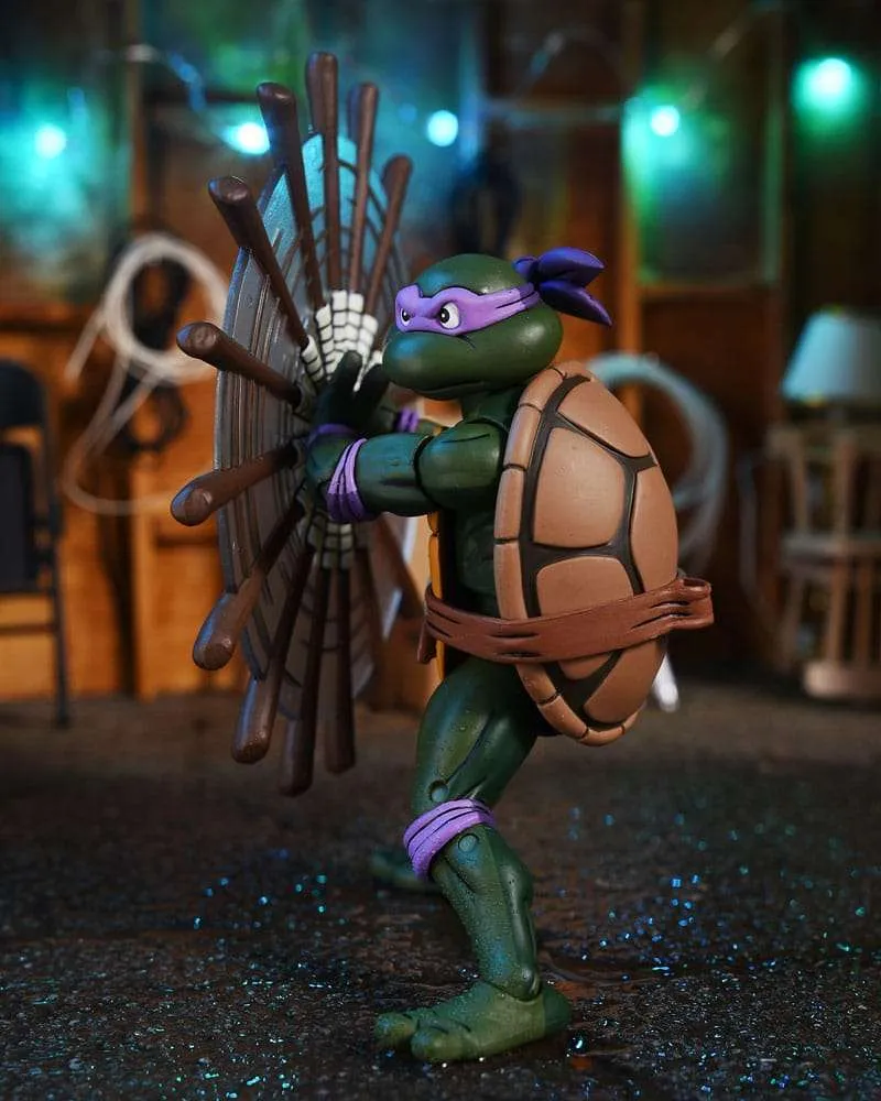 Teenage Mutant Ninja Turtles (1987 Cartoon) Action Figure Ultimate Donatello (VHS) 18 cm