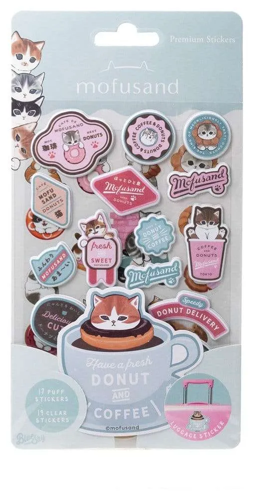 Mofusand Sticker Set Premium
