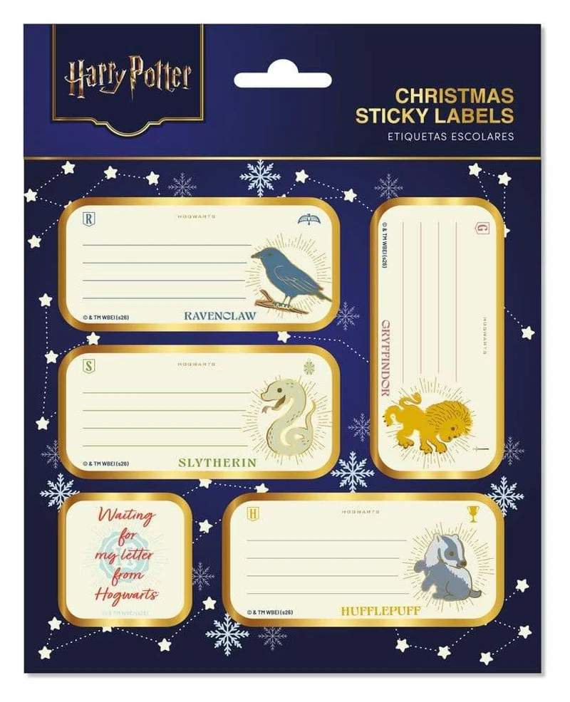 Harry Potter självhäftande juletiketter Premium