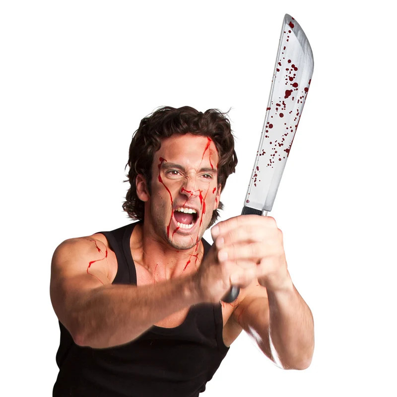 Machete, blodig 53 cm
