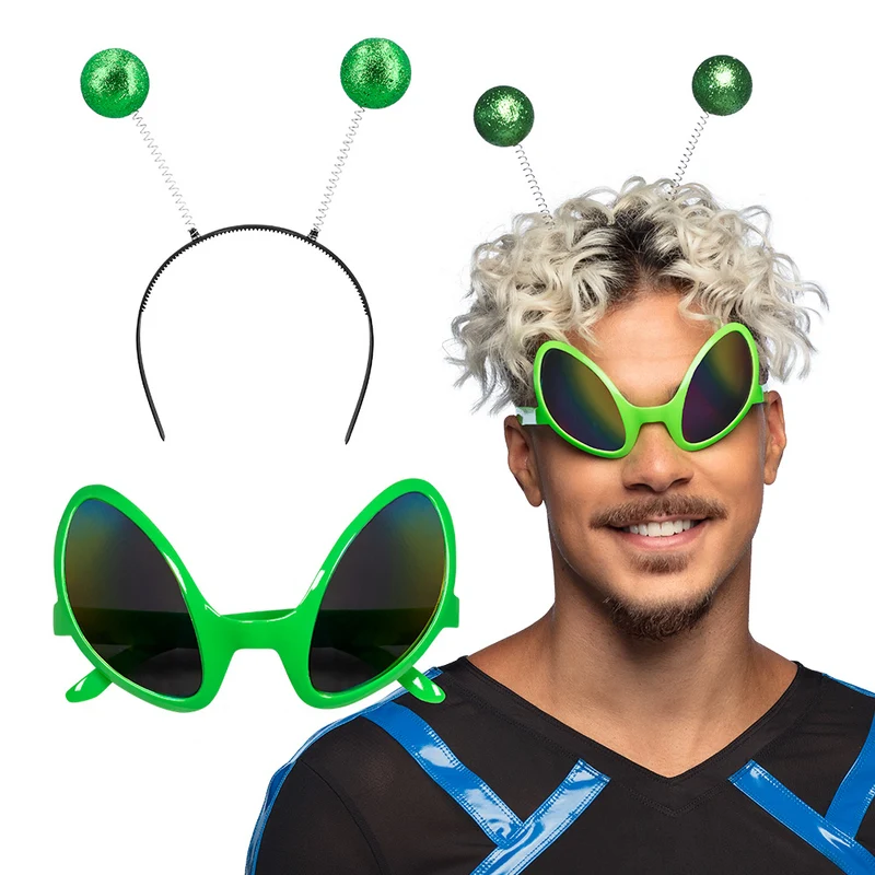 Glasögon och diadem, alien