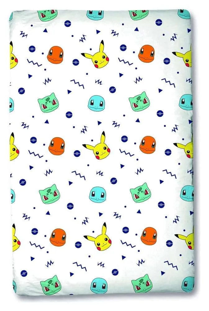 Pokémon dra-på-lakan Head 90 x 200 x 25 cm