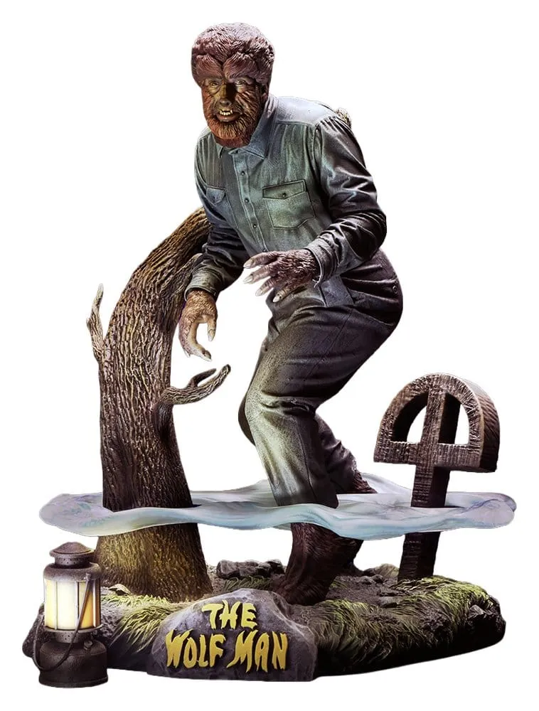 The Wolf Man plastbyggsats 1/8 Lon Chaney Jr. som Wolf Man 22 cm (reproduktion)