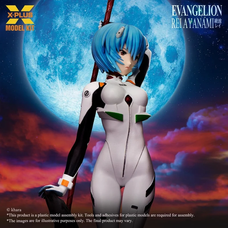 Evangelion byggsats 1/8 Rei Ayanami 20 cm (Reproduction)