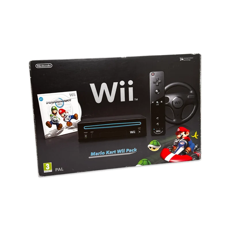 Nintendo Wii Konsol - Mario Kart Wii Pack