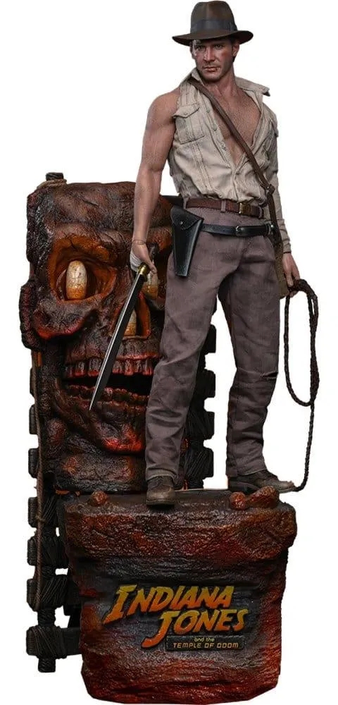 Indiana Jones Film Mästerverk Action Figur 1/6 Indiana Jones (Deluxe Version) 30 cm