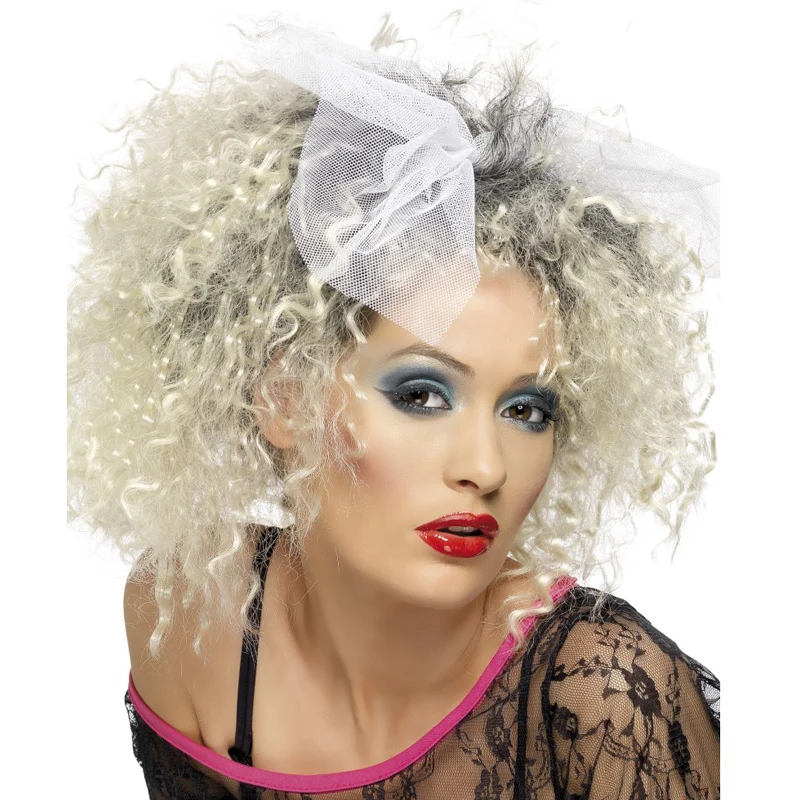 Peruk, 80-tal wild child blond