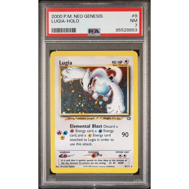 Pokémon TCG: Lugia Holo #9 PSA 7 - Neo Genesis