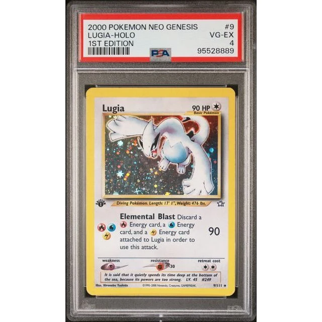 Pokémon TCG: Lugia Holo #9 PSA 4 - Neo Genesis