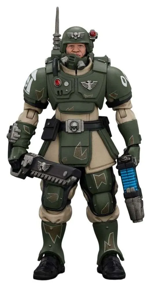 Warhammer Action Figure Astra Militarum Kasrkin 1 med Chainsword och Plasma Pistol