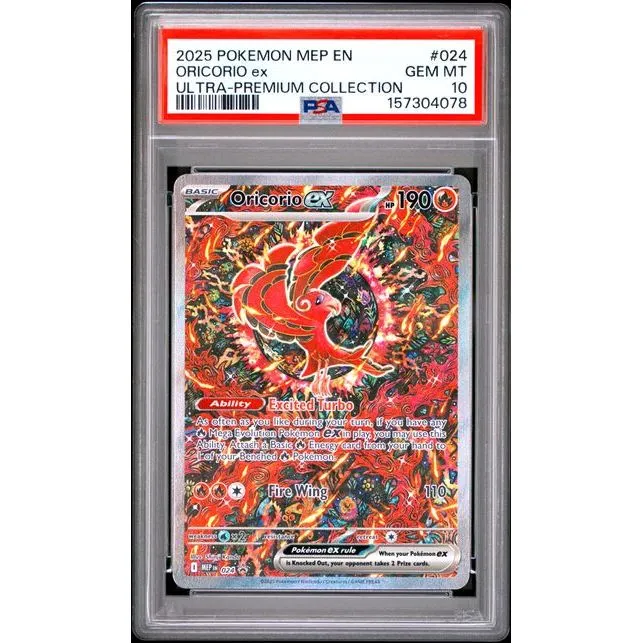 Pokémon TCG: Oricorio Ex #024 PSA 10 - Mega Evolution Promo
