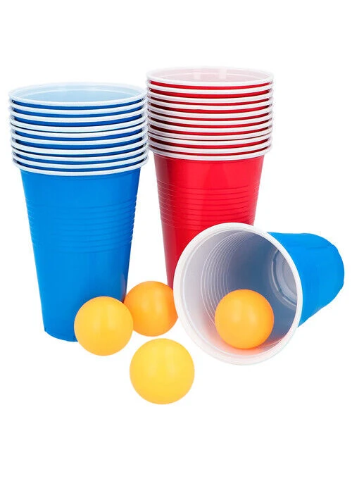Partyspel, beer pong (22 muggar+ 4 bollar)