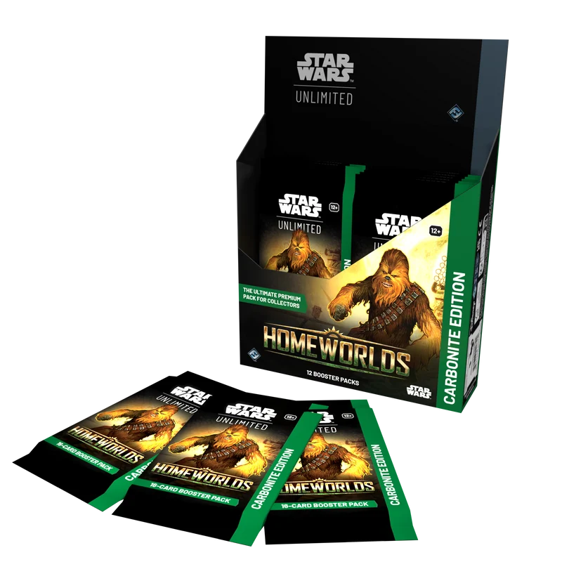 Star Wars: Unlimited - Homeworlds - Carbonite Booster Box Display