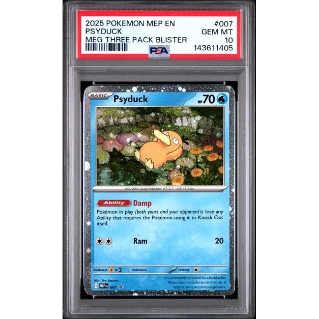 Pokémon TCG: Psyduck #007 PSA 10