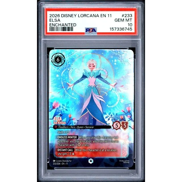 Lorcana: Elsa #233 PSA 10
