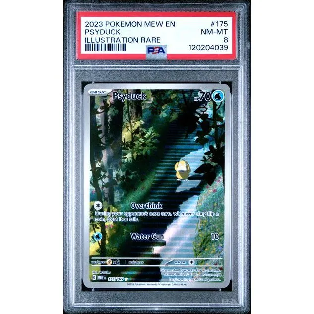 Pokémon TCG: Psyduck #175 PSA 8 - 151