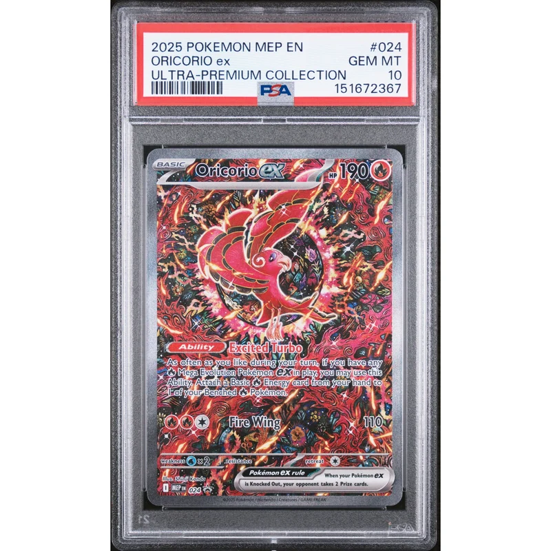 Pokémon TCG: Oricorio Ex #024 PSA 10