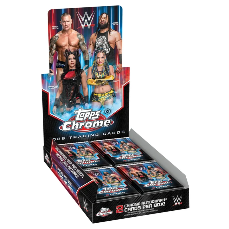 Topps Chrome 2026 WWE Hobby Box