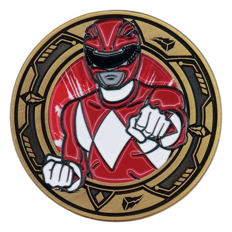 Power Rangers samlarmynt Red Ranger Limited Edition