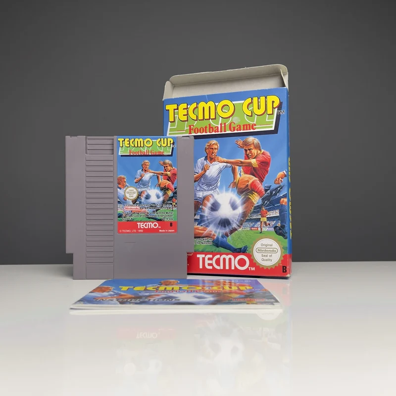 Tecmo Cup Football Game - Komplett i Fantastiskt Skick