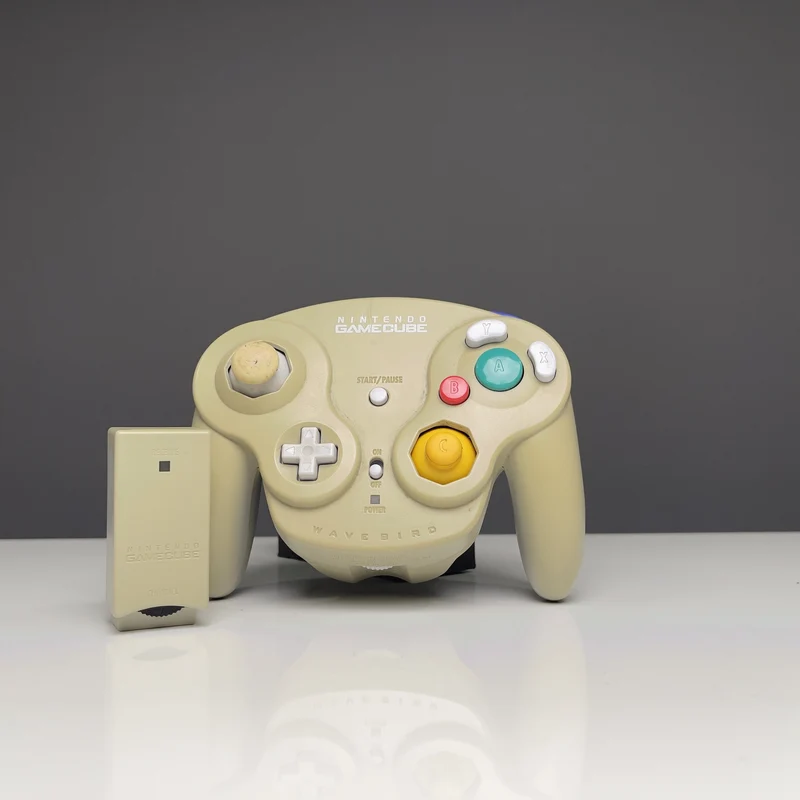 Original Gamecube Handkontroll Wavebird - Gulnad