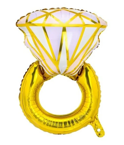 Folieballong, vigselring 60x95 cm