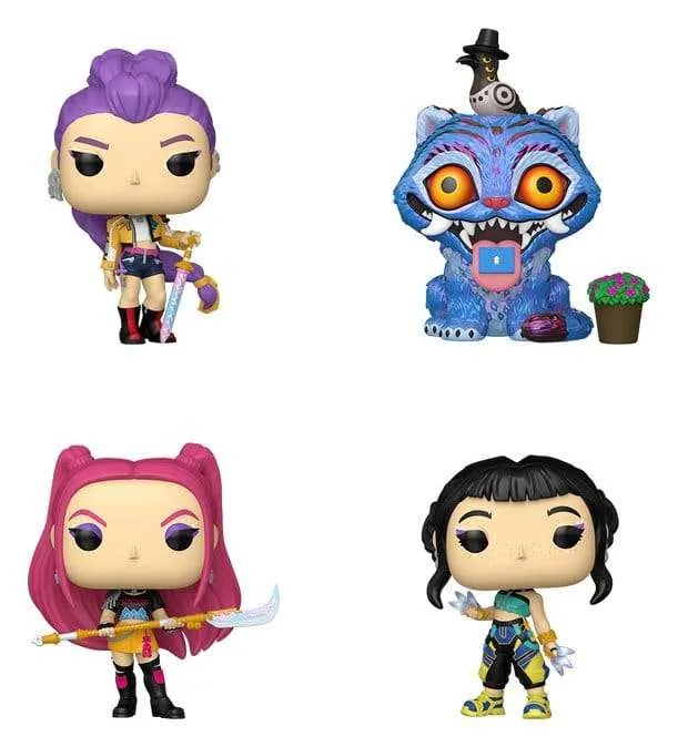 KPop Demon Hunters Bitty POP! Vinylfigurer 4-pack KPOP DH