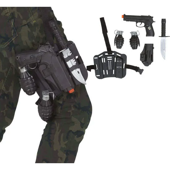 Militärset, vapen 5 delar