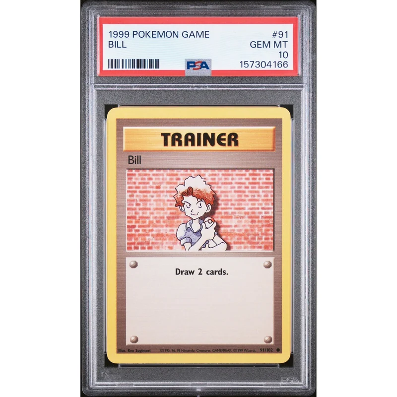 Pokémon TCG: Bill #91 PSA 10 - Base