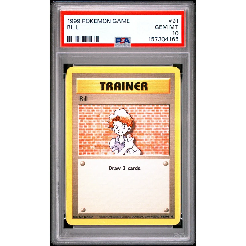 Pokémon TCG: Bill #91 PSA 10 - Base
