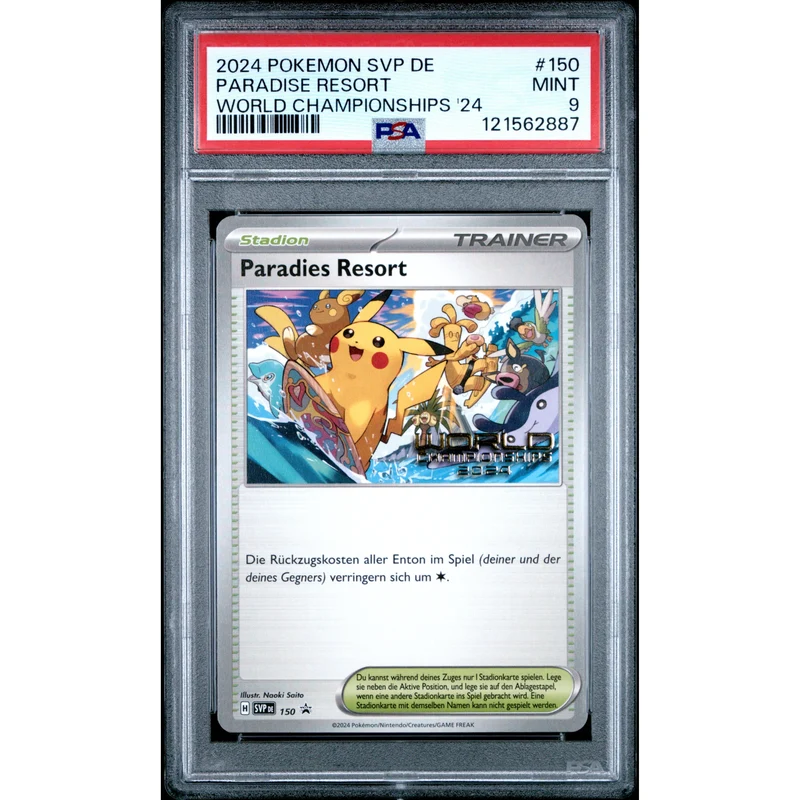 Pokémon TCG: Paradise Resort #150 PSA 9 - Scarlet & Violet Black Star Promos