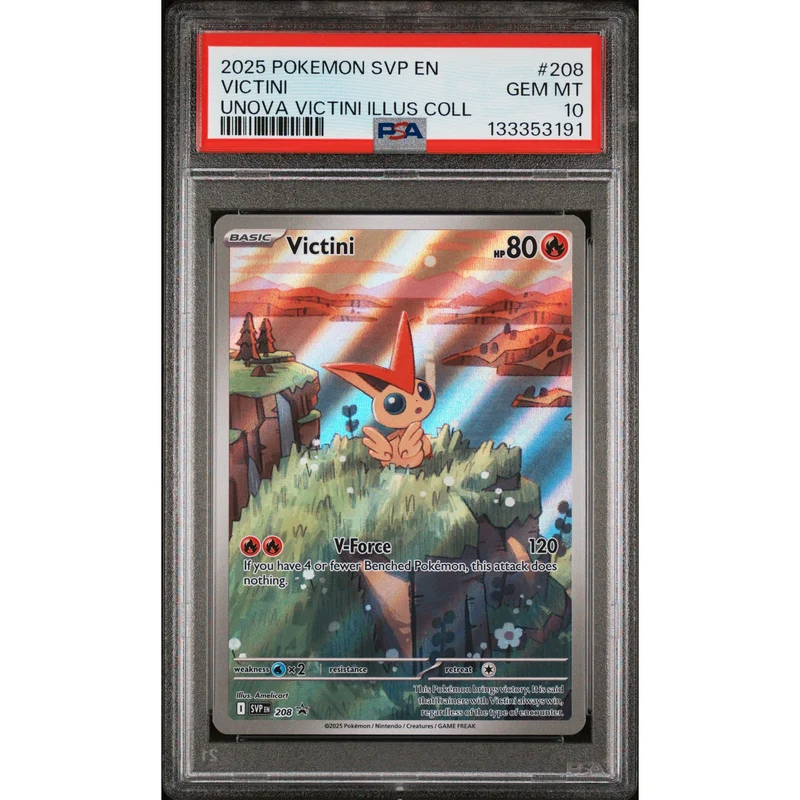 Pokémon TCG: Victini #208 PSA 10 - Scarlet & Violet Promo