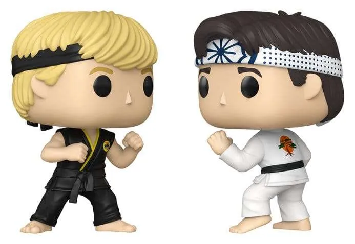 Karate Kid POP! Movies Vinylfigurer 2-Pack Johnny & Daniel 9 cm