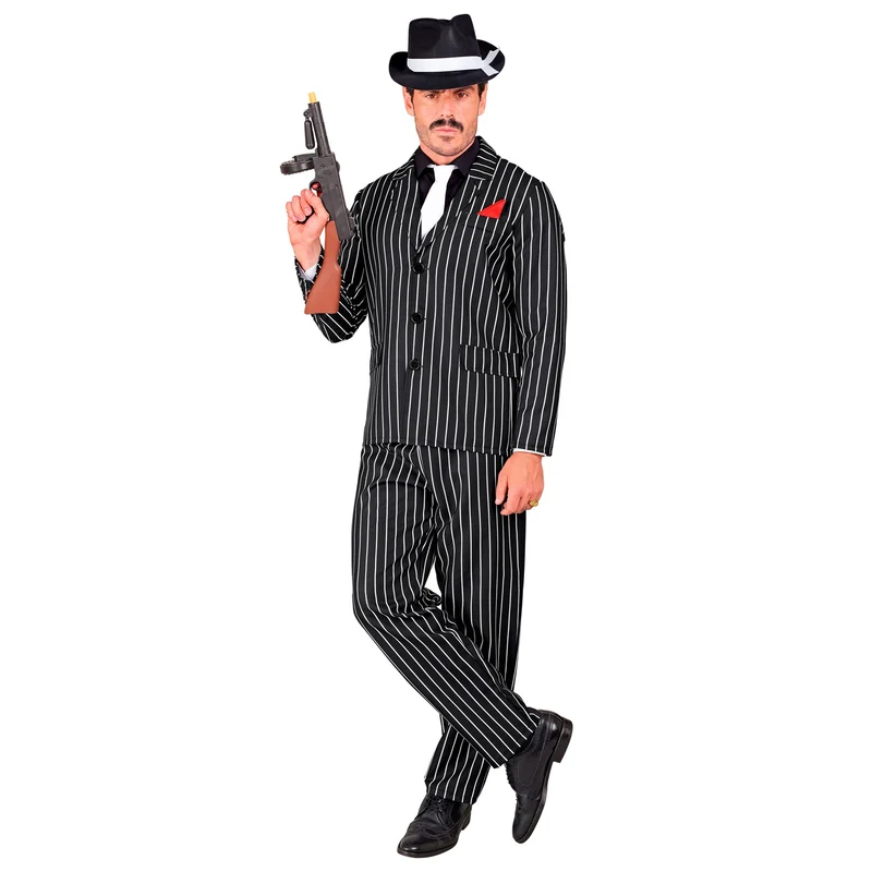Gangsterkostym randig