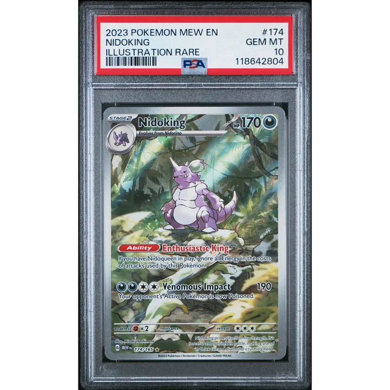 Pokémon TCG: Nidoking #174 PSA 10 - 151