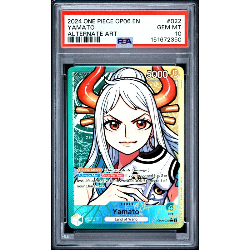 One Piece TCG: Yamato #022 PSA 10